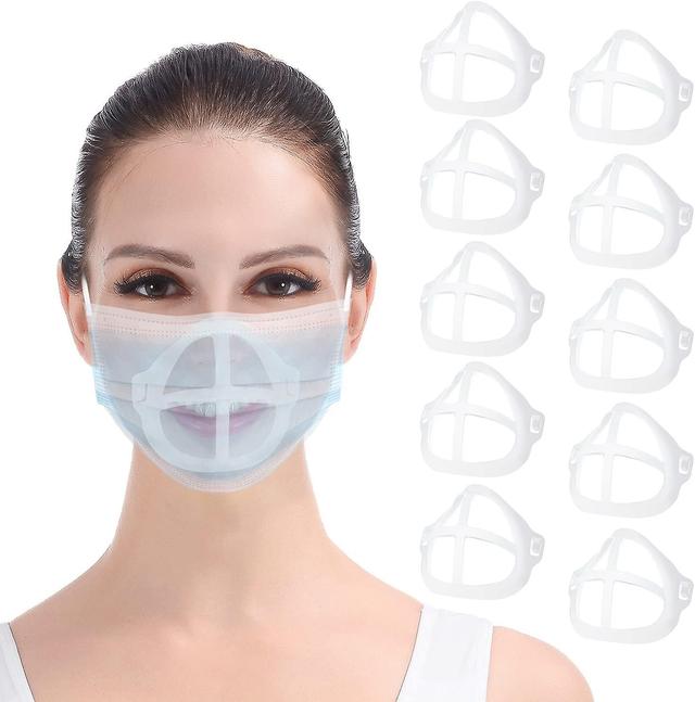 Pxcl Support 3d Pour Masque Facial 10pcs Cadre De Support Intrieur Pour Masque Transparent Gardez Le Tissu Hors De La Bouche Pour Crer Plus D'espac... on Productcaster.