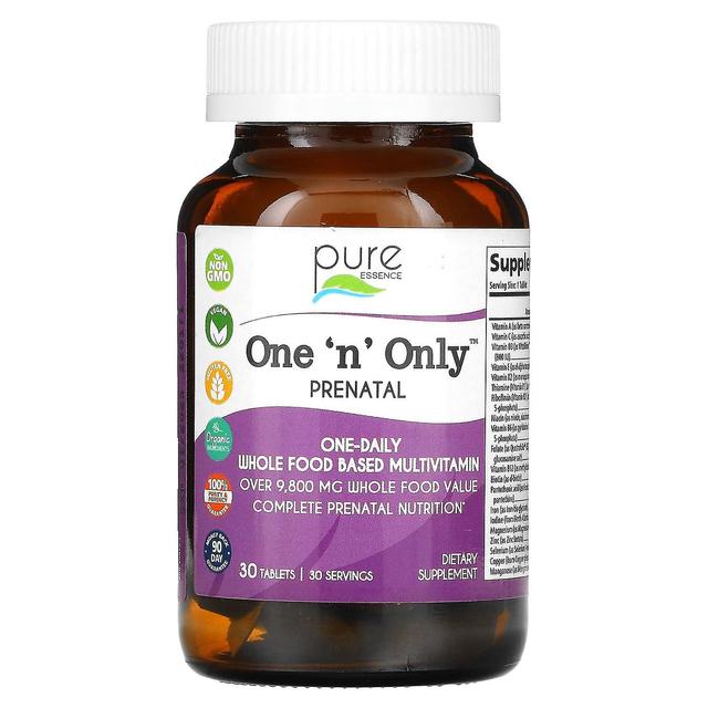 Pure Essence, One 'n' Only PreNatal, 30 Tablets on Productcaster.