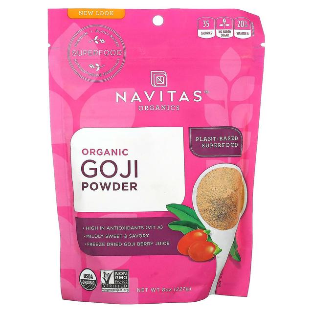 Navitas Organics, Goji Orgânico em Pó, 8 oz (227 g) on Productcaster.