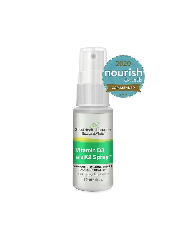 Good Health Naturally Gesundheit natürlich Vitamin D3 und K2 Spray on Productcaster.