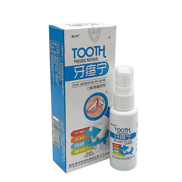 20ml Treatment Toothache Spray For Bleeding Gums Oral Ulcer Remove Bad Breath Liquid Plant Extract Herbal Spray on Productcaster.