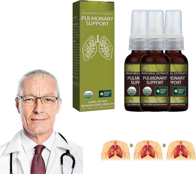 Wtowin Herbal Lung Cleansing Spray - Vegan Lung Detox - Respiratory Health And Immune Support Oral Mist - Natural Lung Cleanse Supplement 3pcs - 30ml on Productcaster.