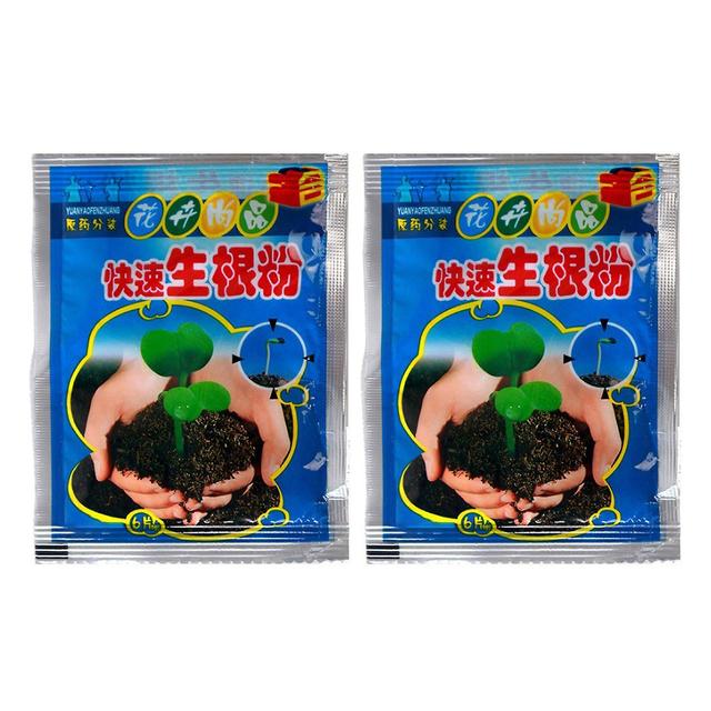 3 x 2Pcs Fast Plant Tree Flower Rooting Powder Quick Growth Transplant Fertilizer on Productcaster.