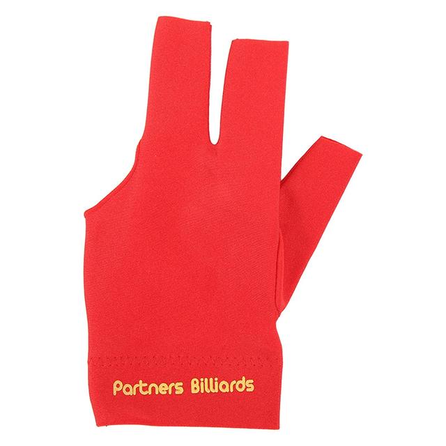 Billiard Pool Gloves 3 Fingers Cue Gloves Shooters Snooker Cue Sport Glove For Left Right Hand Red on Productcaster.