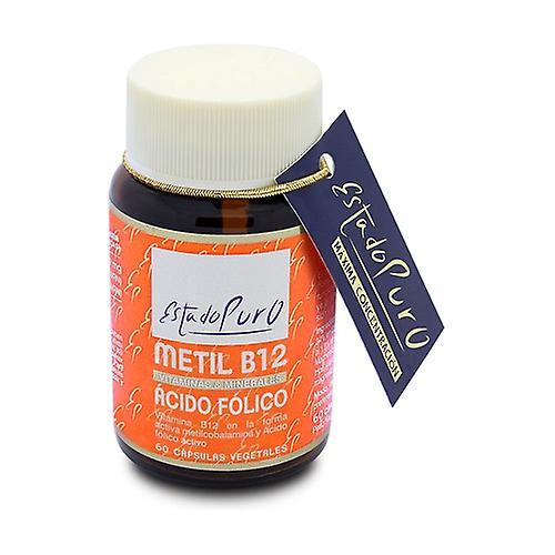 Estado Puro Methyl B12 folic acid 60 vegetable capsules of 451.6mg on Productcaster.