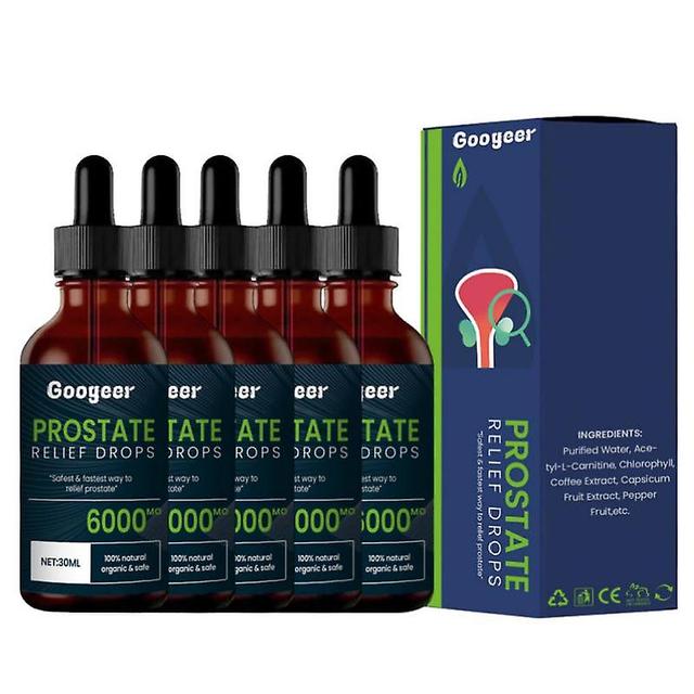 Prostatitis Prostate Treatment Drops Prostate Pain Relief Drops Health Support 5 pcs on Productcaster.