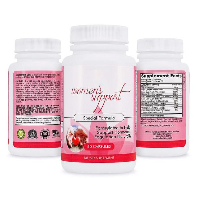 Frusde Suplemento de apoio às mulheres, Suplemento de apoio feminino, Suplemento de apoio à menopausa, Regulação hormonal natural 3 Garrafa - 180pcs on Productcaster.