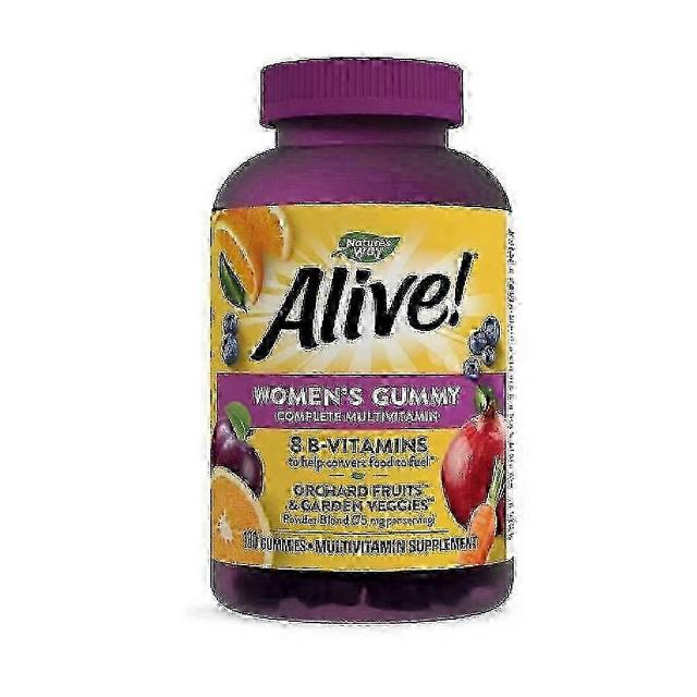 ALIVE Lebendig! Gummi-Multivitamin für Frauen, mit Obstgartenfrüchten und Gartengemüse, 130 ea on Productcaster.