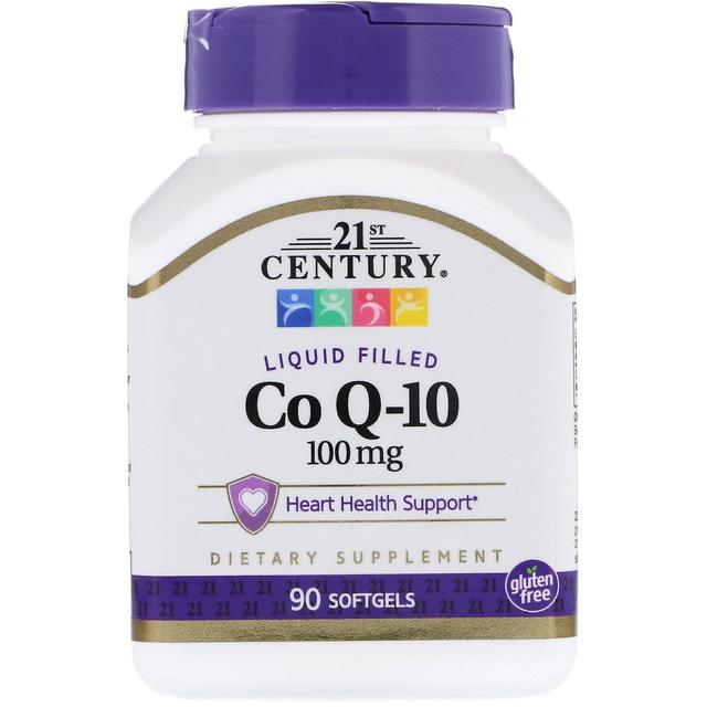 21st Century, Liquido Riempito CoQ-10, 100 mg, 90 Softgels on Productcaster.