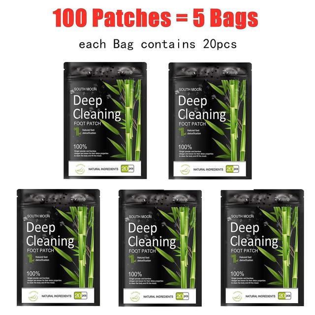 Xbedy 100pcs Detox Foot Patches Pads Body Toxins Feet Slimming Deep-cleansing Herbal++ No.12090 on Productcaster.