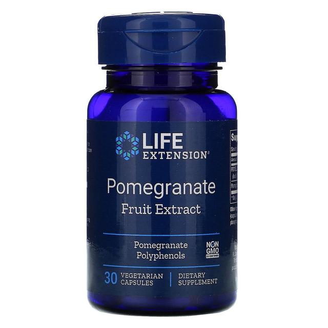 Life Extension, Pomegranate Fruit Extract, 30 Vegetarian Capsules on Productcaster.