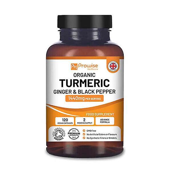 Prowise Healthcare Turmeric Curcumin 1440mg with Black Pepper & Ginger | Made In UK by Prowise on Productcaster.