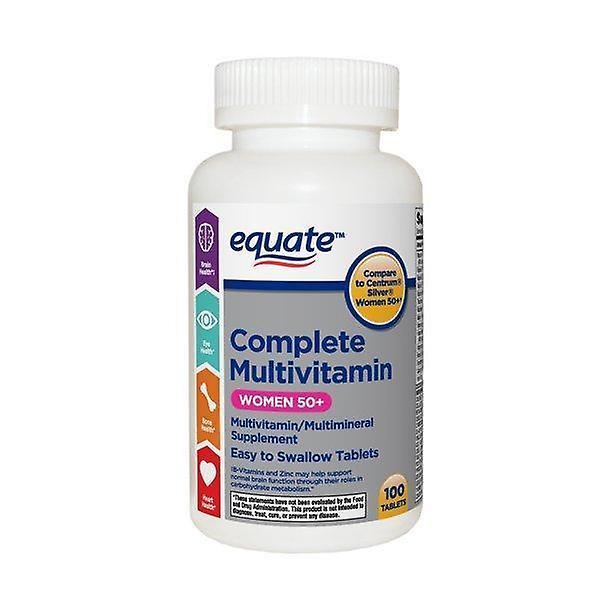 Equate Equiparar comprimidos multivitamínicos completos, mulheres 50+, 100 contagem on Productcaster.