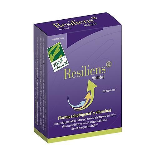 Cien por Cien Natural Resiliens Vitality 60 capsules on Productcaster.