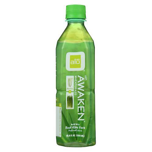 Alo Wheatgrass e Awaken Drink, Case of 12 X 16.9 Oz (Pack of 1) on Productcaster.