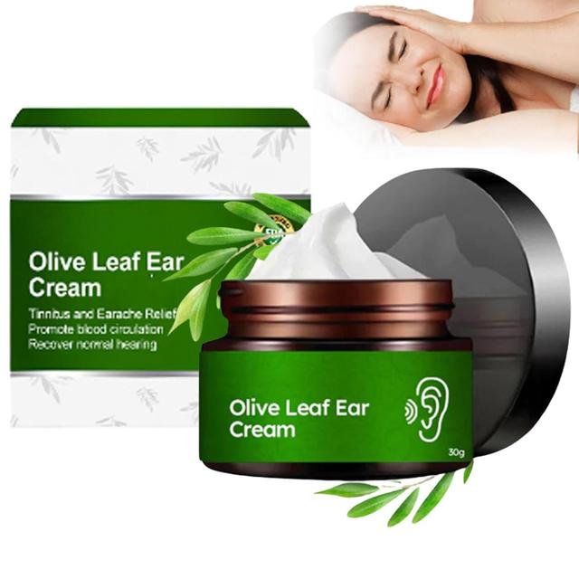 unbrand Olive Leaf Ear Cream, Tinnitus Relief For Ringing Ears, Natural Herbal Tinnitus Treatment Cream, Effectively Relieve Earache & Improve Hear... on Productcaster.