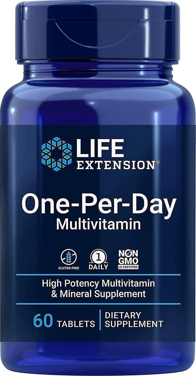 Levensverlenging Één-per-dag Multivitamine 60 Tabletten on Productcaster.