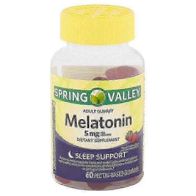 Spring Valley Melatonin Gummibärchen auf Pektinbasis für Erwachsene, 60 Stück on Productcaster.