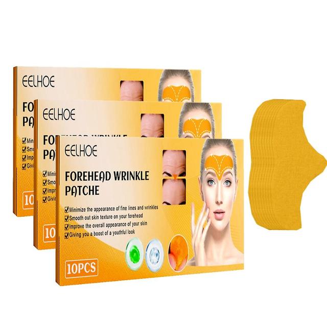 10/20/30/40pcs Anti-wrinkle Forehead Line Removal hydrolyzed collagen Patch Firming Mask Frown Treatment Stickers Anti-aging Moisturizng Face Skin ... on Productcaster.