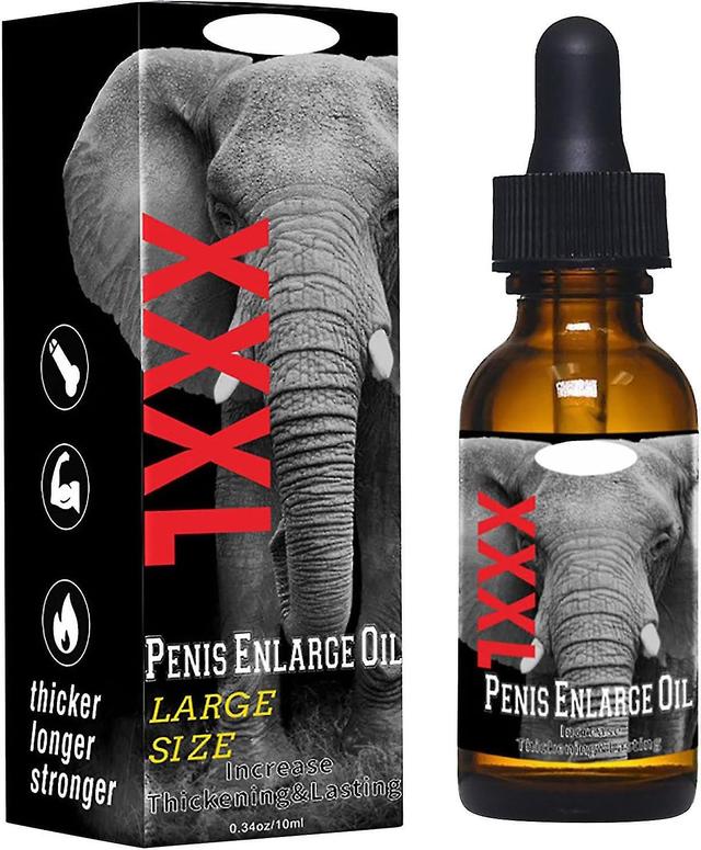 Massageolja Utvidgningsolja, 10 ml eterisk olja för män, Utvidgningsolja för att förlänga sexlivet, Manlig genital massageolja, Män Förbättrad Förd... on Productcaster.