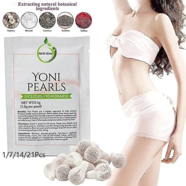 Best Yoni Detox Pearls Tampons Natural Herbal Womb Vaginal Cleansing Healing 14Pcs on Productcaster.