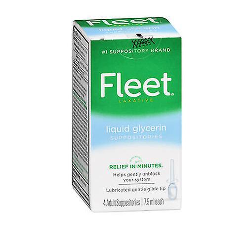 Fleet Liquid Glycerin Suppositories, Count of 4 (Pack of 1) on Productcaster.