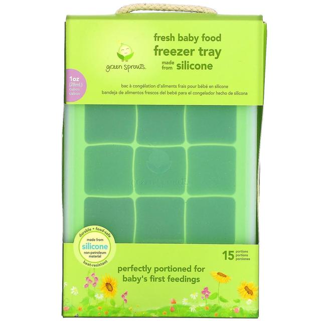 Green Sprouts, Fresh Baby Food Freezer Tray, Green, 1 Tray on Productcaster.