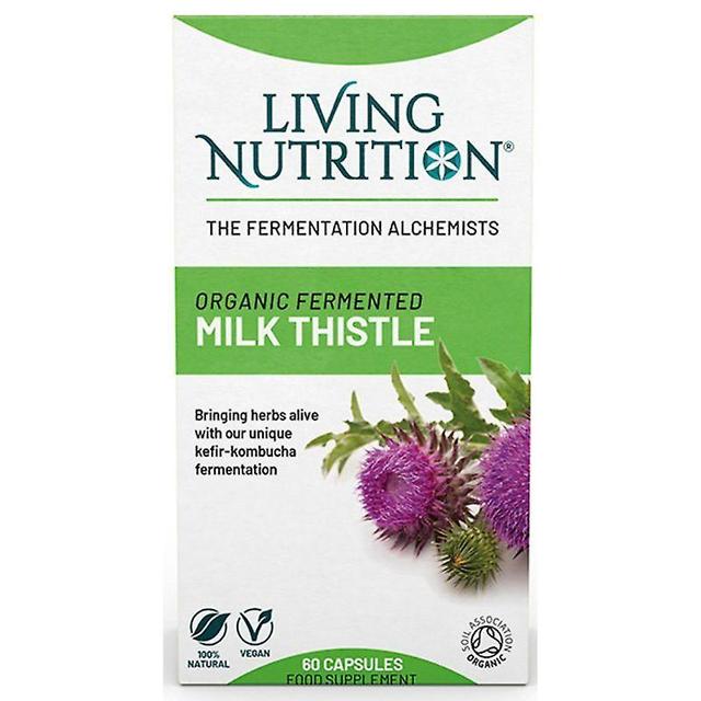 Living Nutrition Organic Fermented Milk Thistle Caps 60 (LN2019) on Productcaster.