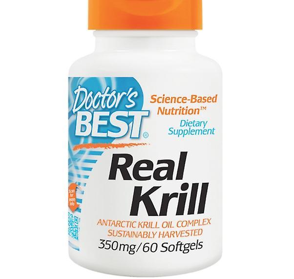 Doctor's Best Real Krill 350 mg (60 Softgels) - Doctor-apos;s Best on Productcaster.