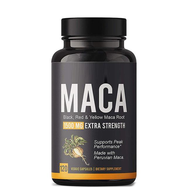 Capsules de racine de maca 60/120pcs, capsules de poudre de racine de maca biologique pour hommes femmes, supplément d’extrait de racine de maca po... on Productcaster.