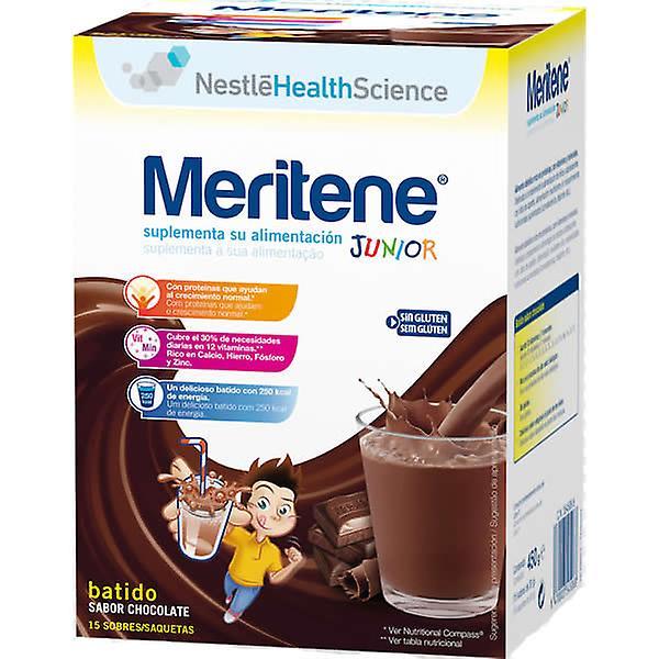 Rich chocolate flavour shake mix - meritene junior 15 sachets on Productcaster.