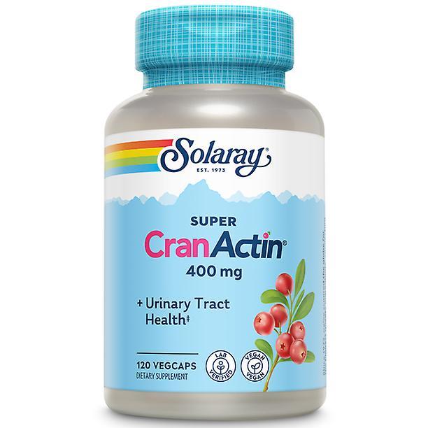 Solaray super cranactin brusnicový extrakt 400mg | zdravá podpora močových ciest | s pridanými vitamínmi | 120 vegcaps on Productcaster.