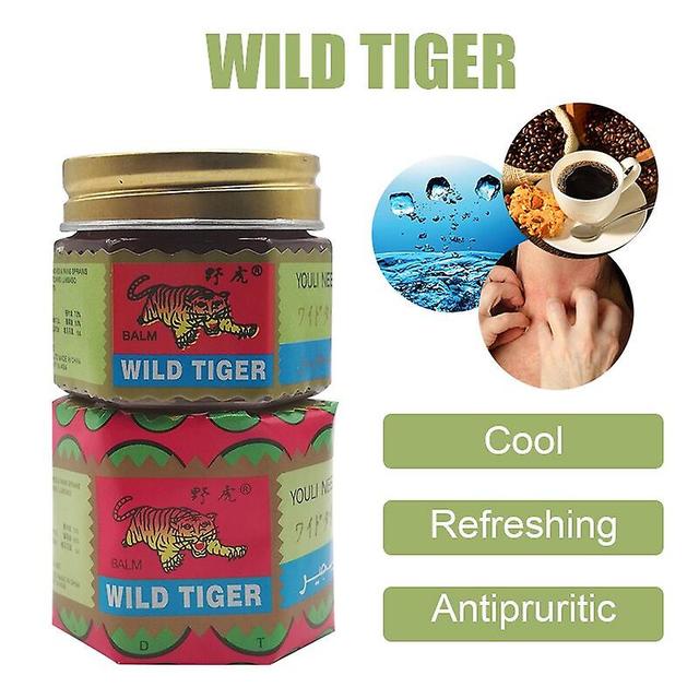 Fsu Wilder Tiger Balsam Salbe für Kopfschmerzen Schwindel Mückenstiche Kühlendes Öl Linderung von Muskelschmerzen Thailand Ätherisches Öl on Productcaster.