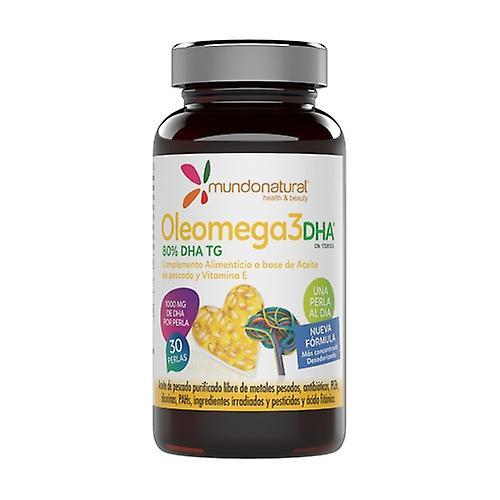 Mundo Natural Oleomega 3 80% dha 30 softgels on Productcaster.