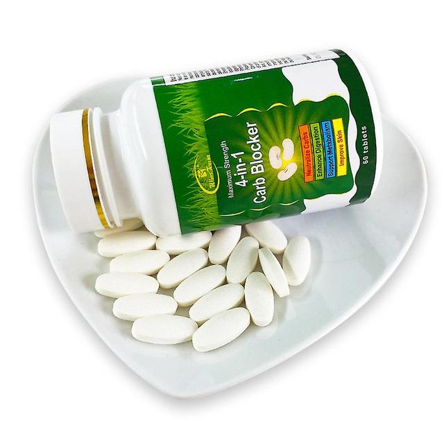 Vorallme 60 Pills 4 In 1 Carb Blocker Tablet Plant Digestive Healthy Digestion Break Down Fats Carbohydrates Proteins on Productcaster.