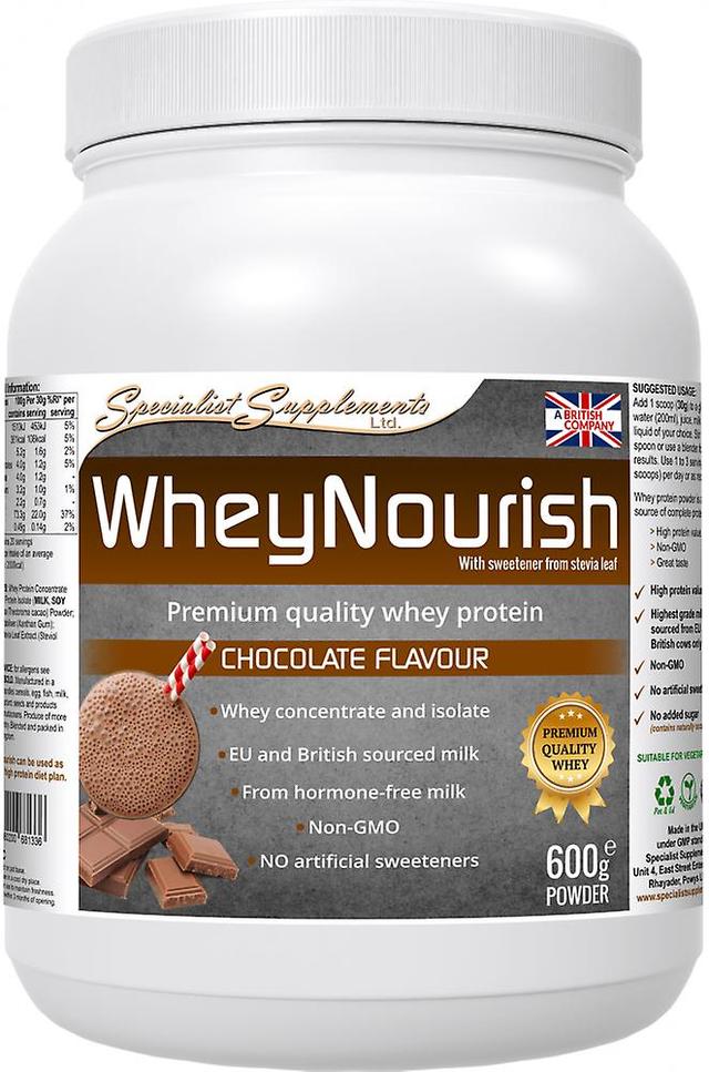 Specialist Supplements Specialtillskott wheynourish choklad 600g on Productcaster.