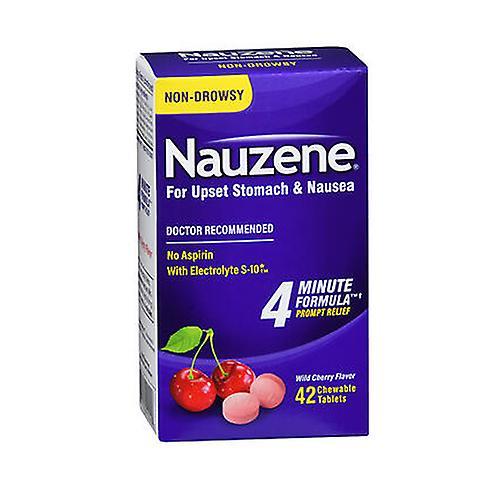 Nauzene Chewable Wild Cherry Flavor, 42 Tabs (Pack of 1) on Productcaster.