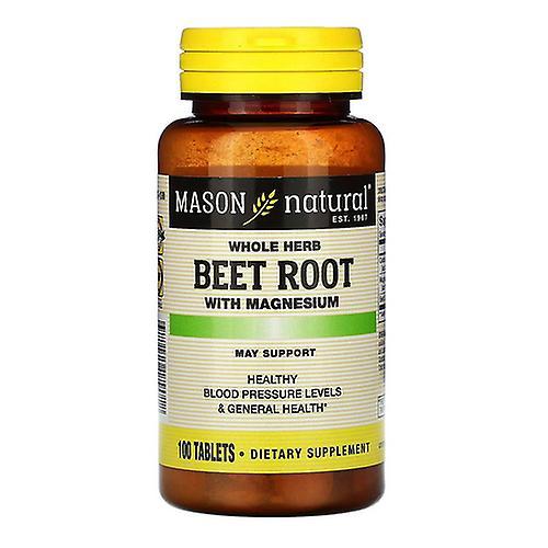 Mason Beet Root met Magnesium, 100 Tabs (Pack van 1) on Productcaster.