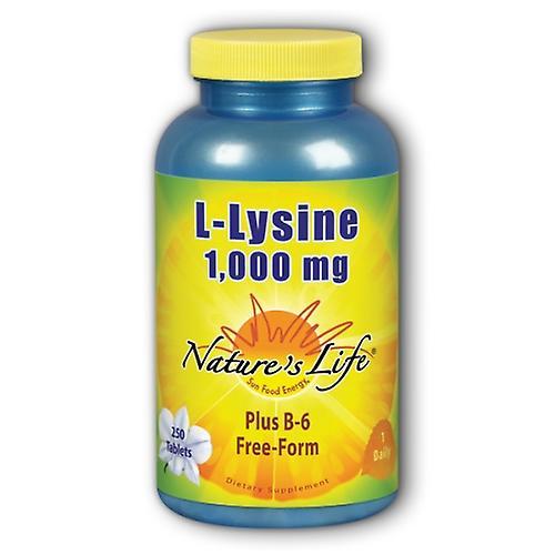 Nature's Life L-Lysin, 1000 mg, 250 Tabletten (2er-Pack) on Productcaster.