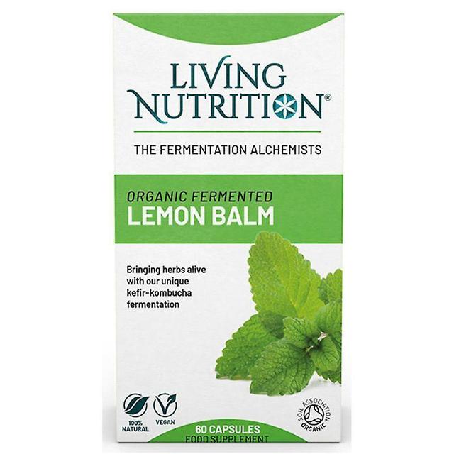 Living Nutrition Organic Fermented Lemon Balm Caps 60 (LN2023) on Productcaster.