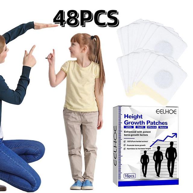 48pcs Height Growth Patch Promote Bone Growth Plantar Acupoint Stimulation Foot Sticker Long Stature Increase Health Patch on Productcaster.