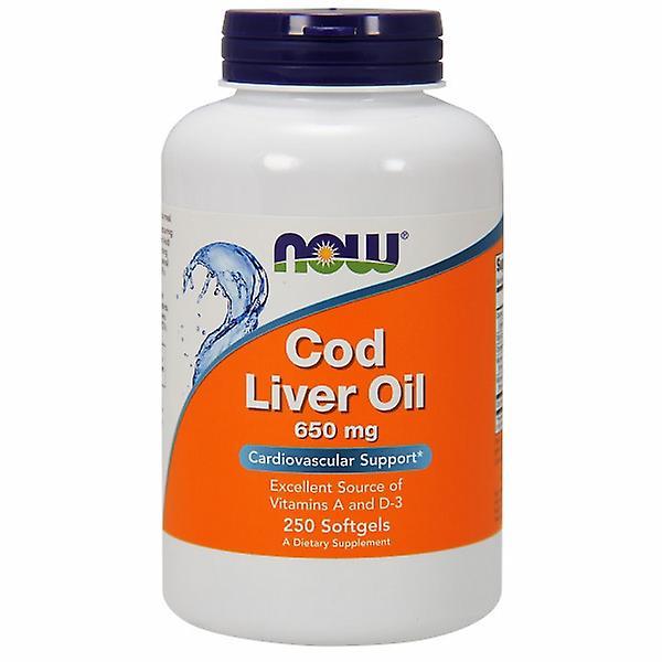 Now Foods Cod Liver Oil, 650 mg, 250 Softgels (Pack of 4) on Productcaster.