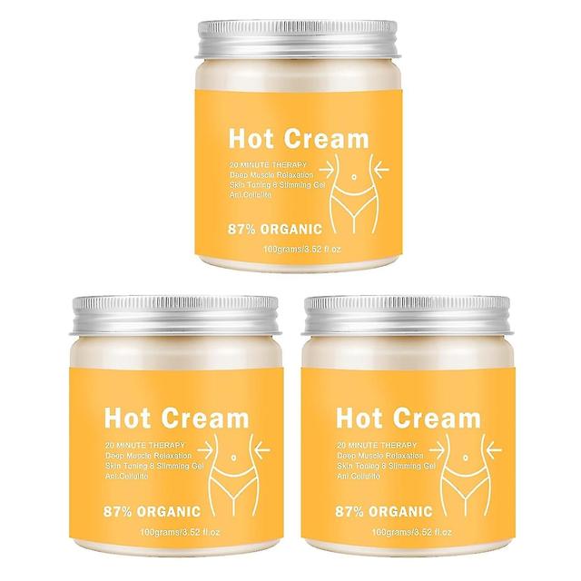 Crema anticelulítica y adelgazante Medilisk, crema caliente para quemar grasa abdominal y tensar, crema para quemar grasa para la barriga 3pcs on Productcaster.