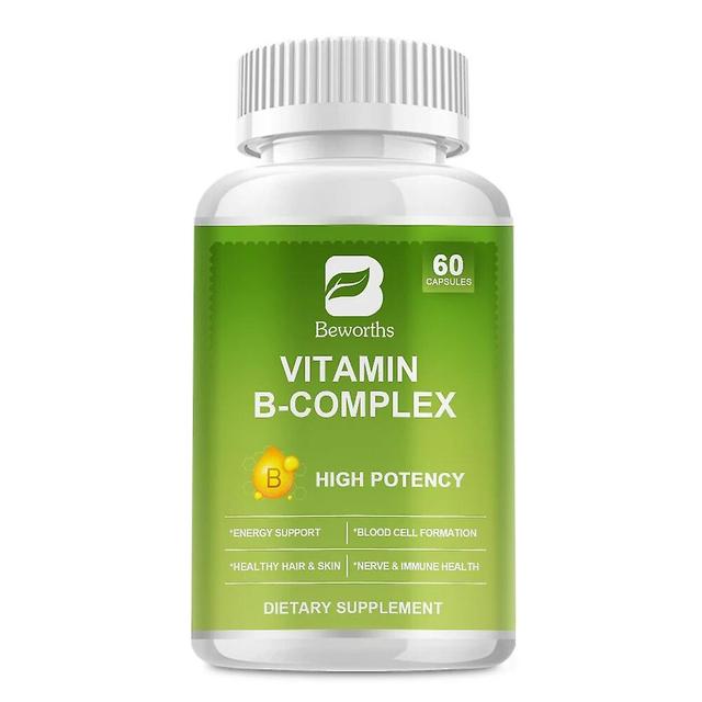 Tib Vitamine B Complex - B-groep vitamine hele voedingssupplementen B1, B2, B6, B12 - gebruikt voor stress, energie en immuunondersteuning Tib 60 PCS on Productcaster.