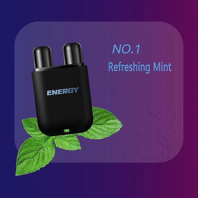 Lamuseland 1pc Nasal Inhaler Essential Oil, Double Holes Mint Nasal Inhaler Stick Energy Bar For Nasal Cleansing Energy Boost Black blue on Productcaster.