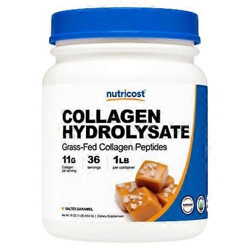 Nutricost Grass-Fed Collagen Hydrolysate Powder Salted Caramel ,1 Lb on Productcaster.