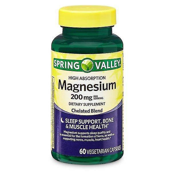 Spring valley magnesium vegetarian capsules, 200mg, 60 count on Productcaster.