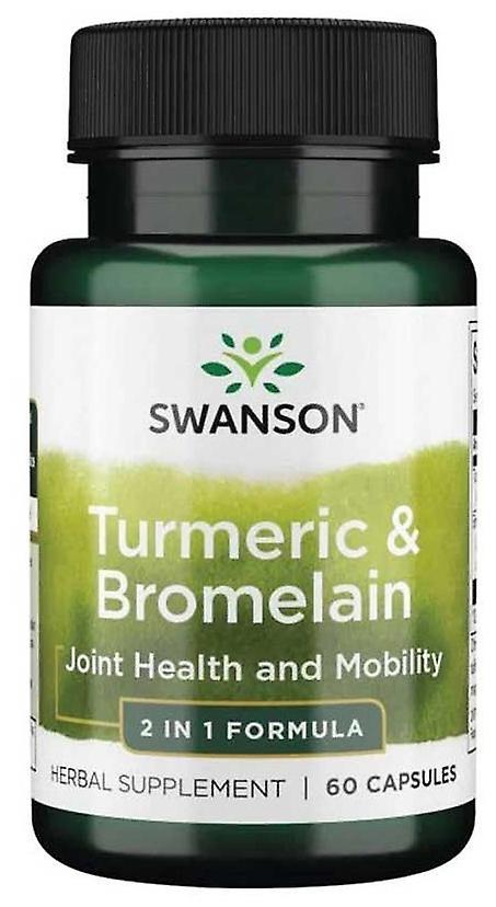 Swanson Full Spectrum Turmeric & Bromelain 60 Capsules on Productcaster.