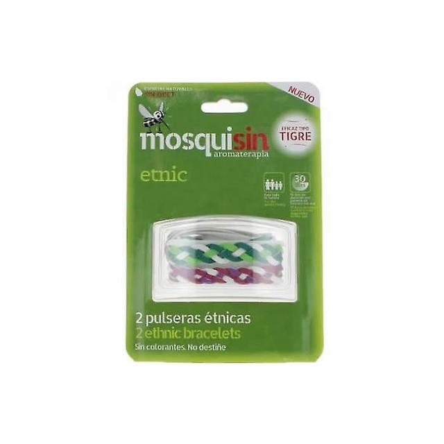 Mosquisin mosquito repellent 2 ethnic bracelets on Productcaster.