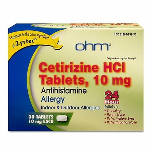 Zyrtec Cetirizine, 10mg, 30 tabletek (opakowanie 1 szt.) on Productcaster.